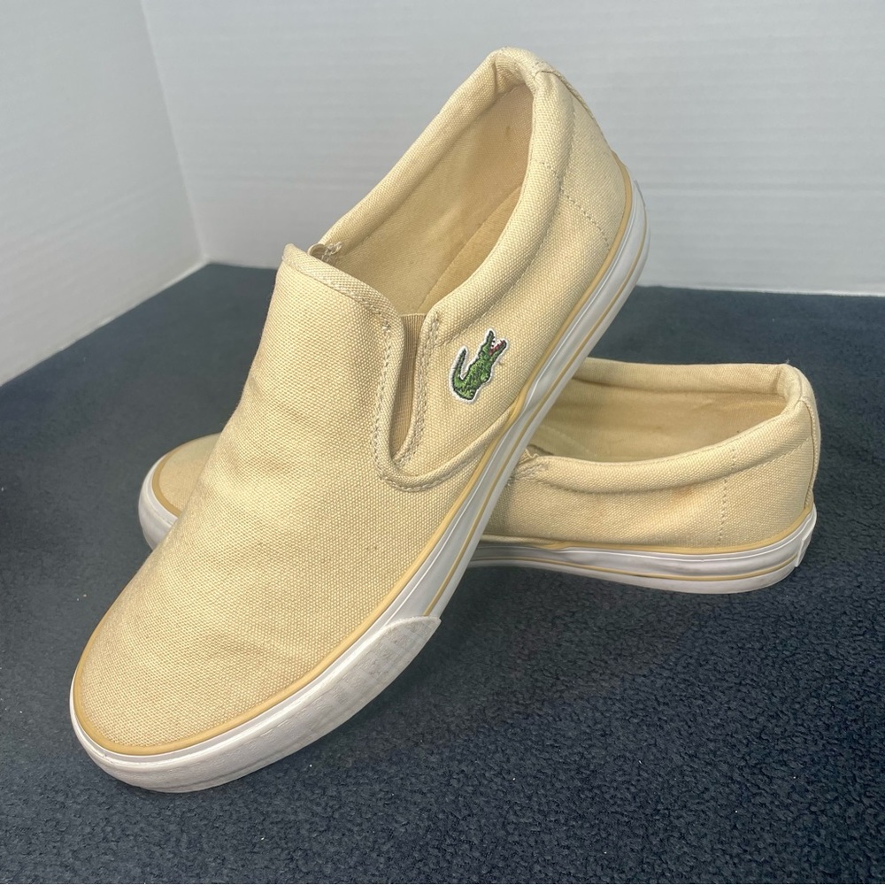Lyndon Beige Slip-On Sneakers